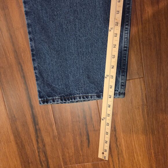 Vintage Y2K Levi's SilverTab Jeans Loose Wide Leg 31x29 Made in USA (Tag 32x30) - Picture 12 of 14